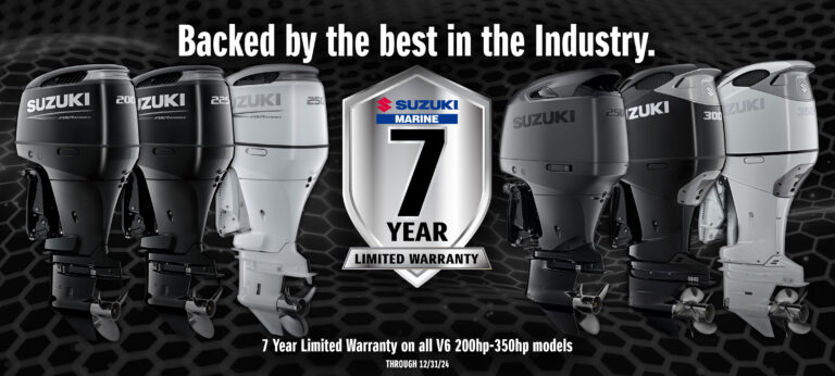 Suzuki V6 7 Year Warranty - 200 HP - 350 HP Models