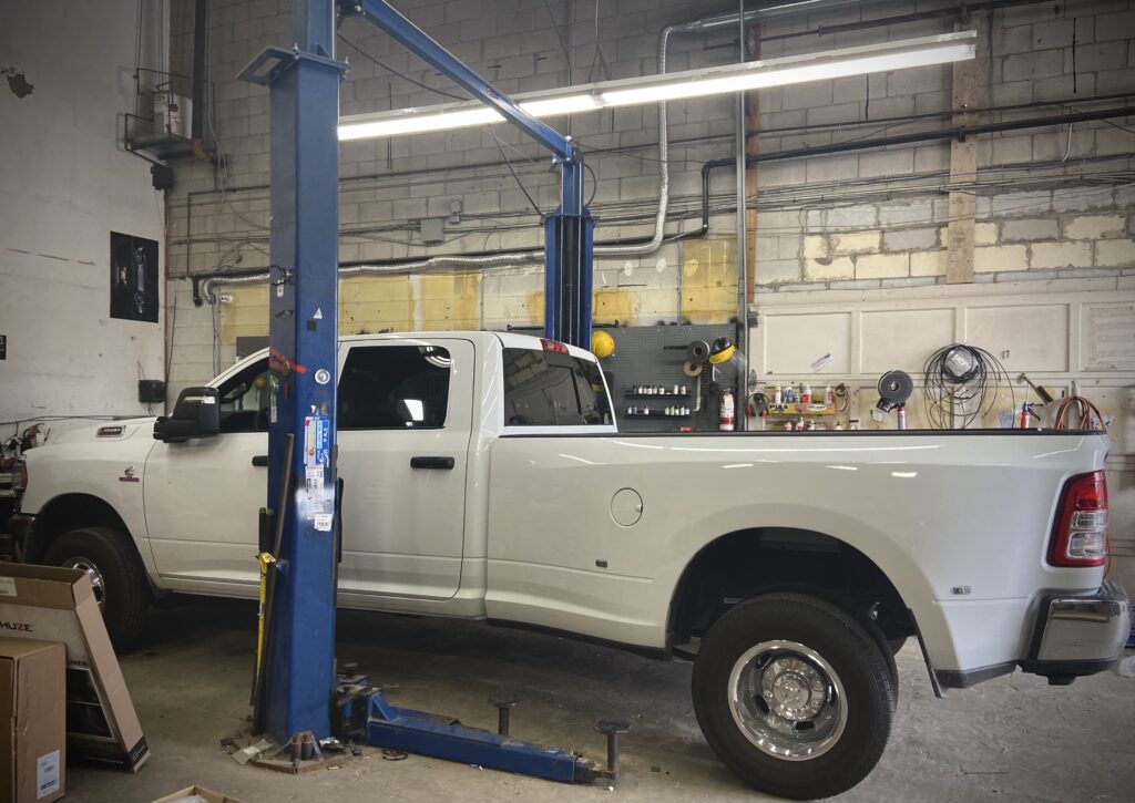 The 2024 Ram 3500 Tradesman at Action Car & Truck Accessories.